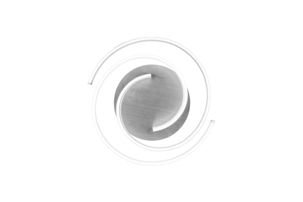 Plafoniera LED Trio Caya 50cm 58W cromo/nero 2700-6000K