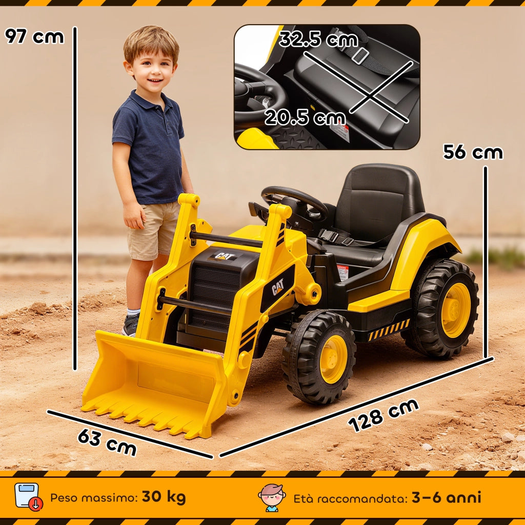 Ruspa Elettrica per Bambini ¨C Minimal ¨C Giallo