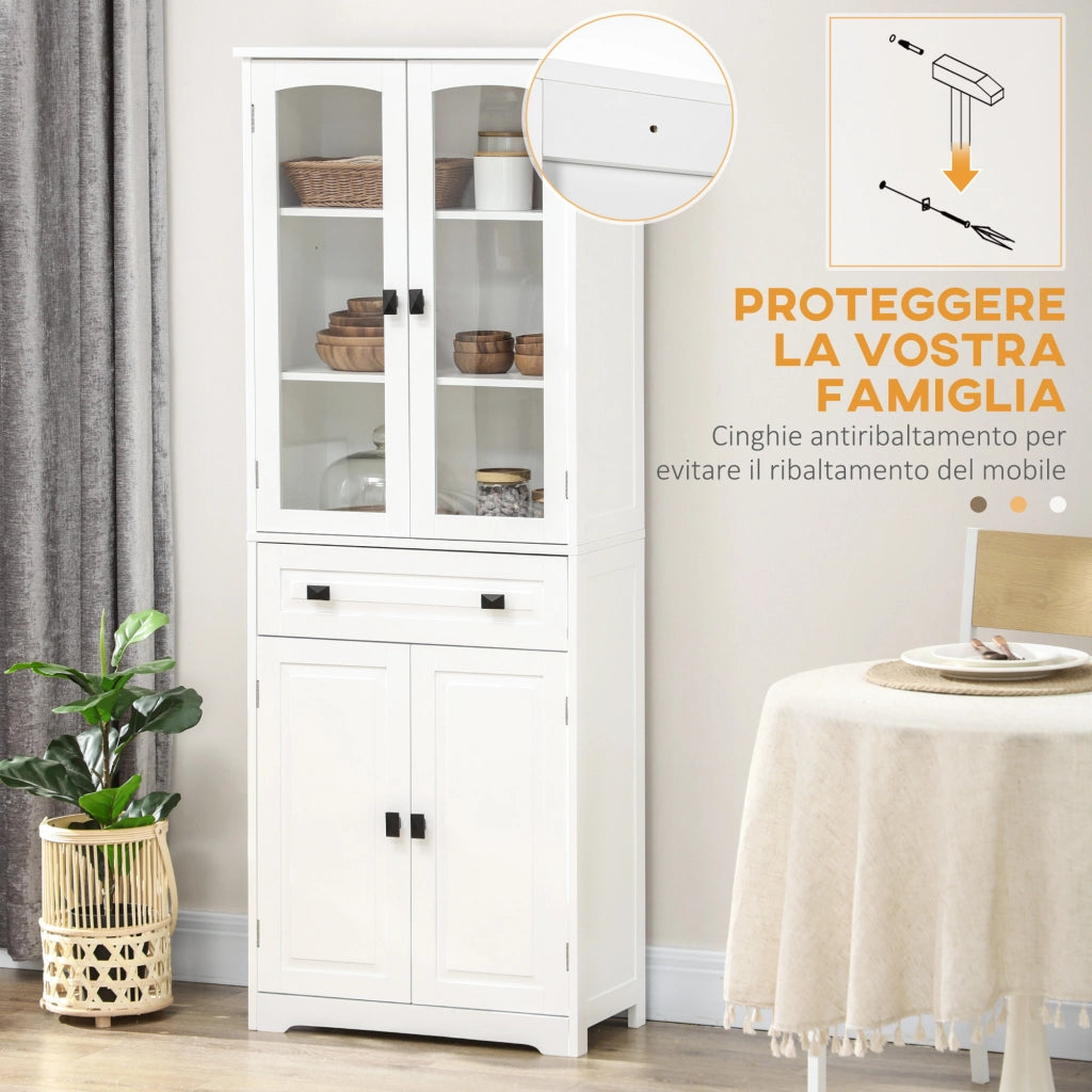 Credenza ¨C Minimal ¨C Bianco 60x30x160cm