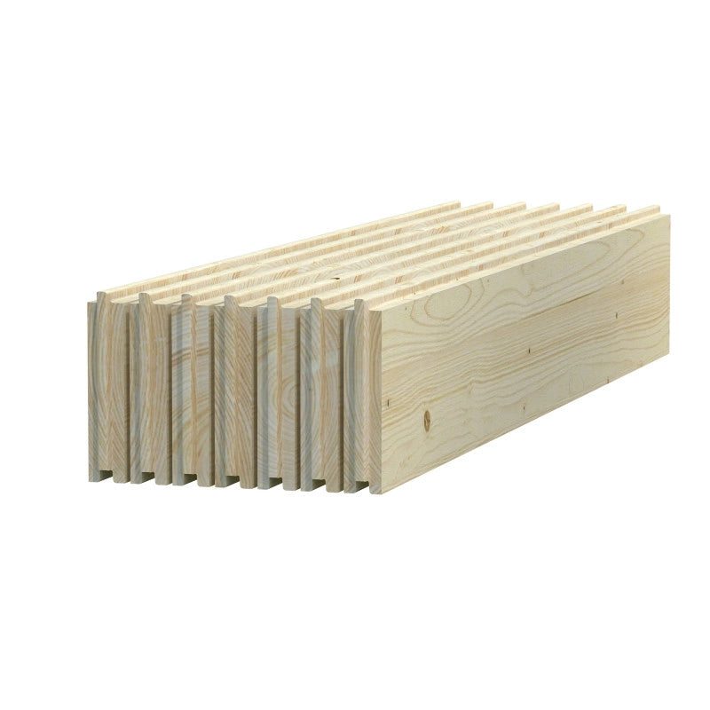 Pavimento in legno per casetta Britta B, struttura impregnata con tavole abete grezzo, base calpestio stabile giardino - Esterni da Vivere