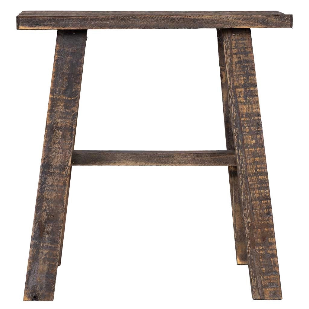 Sgabello in legno 42x28x43h cm
