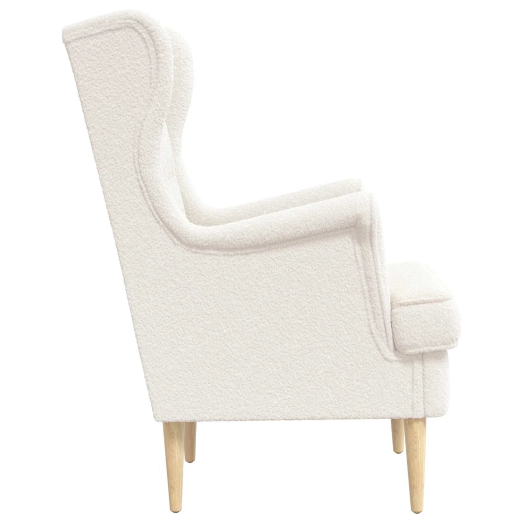 Poltrona | Sedia Relax Crema Boucl¨¦