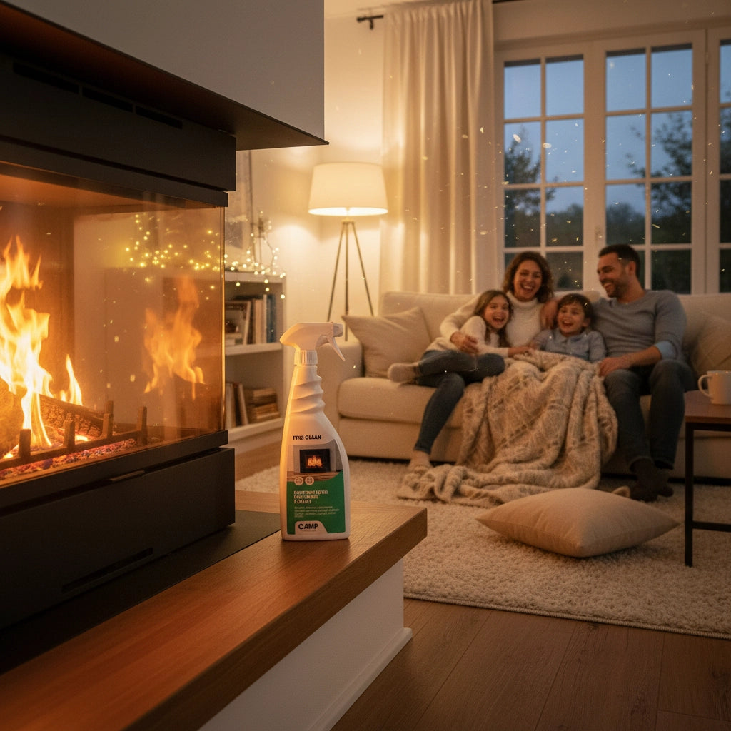 Kit 6 fire clean da 750 ml pulitore decarbonizzante vetri e superfici di camini