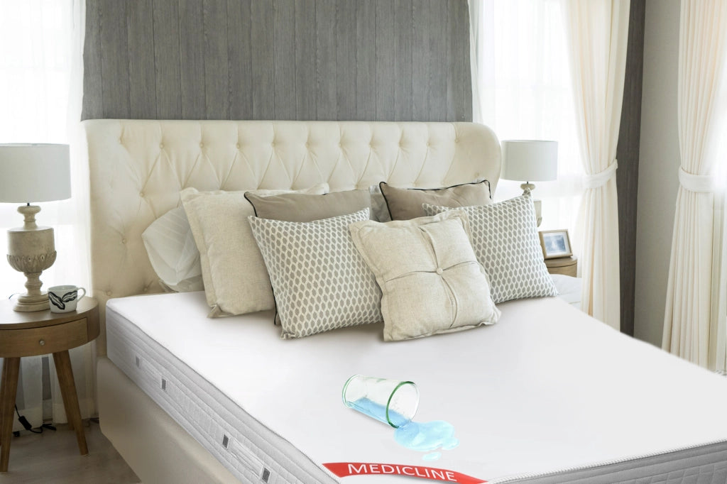 Coprimaterasso impermeabile AIO FACTORY 200x220cm bianco