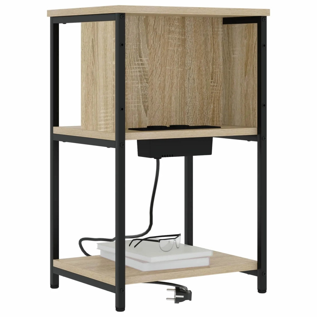 Comodino | Armadio da Notte | Mobiletto da notte Rovere Sonoma 38 x 31 x 61 cm