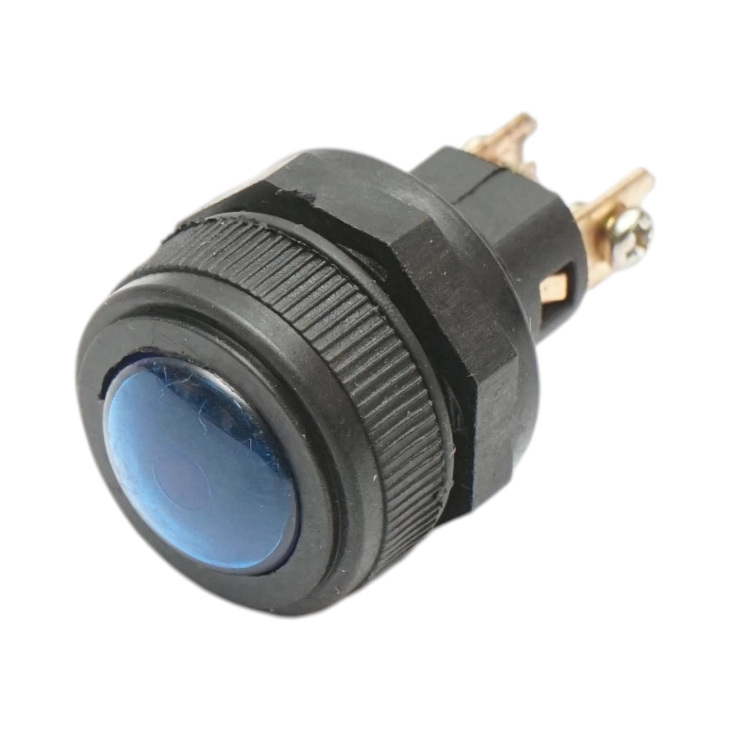 Spia luminosa blu 12V/10A–24V/5A 2 pin universale