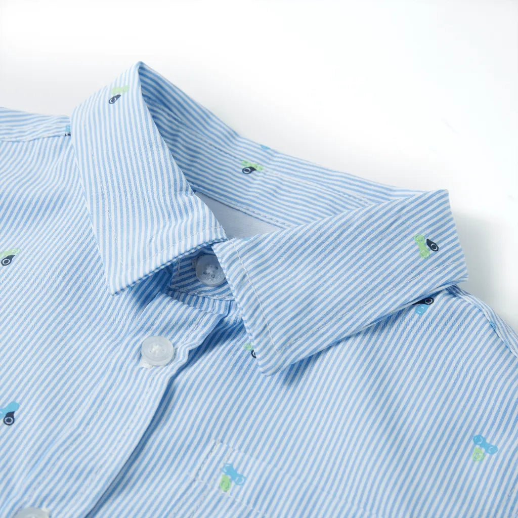 Camicia da Bambino Azzurra 104 12185