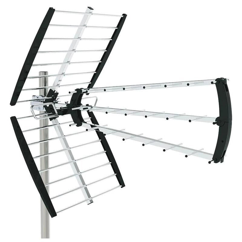 ANTENNA TV DIRETTIVA ALTO GUADAGNO ATTACCO F FILTRO LTE BANDA UHF