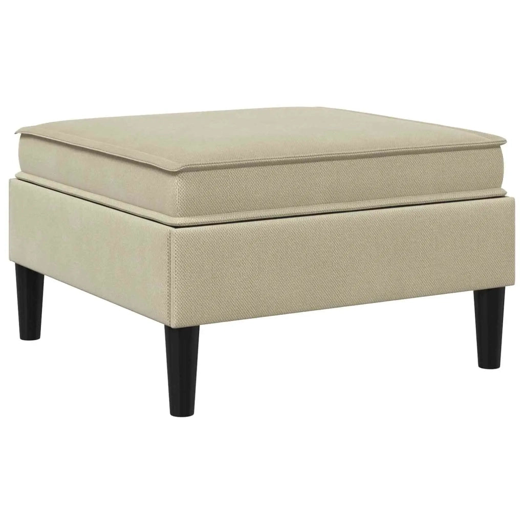 Pouf con Storage Sabbia Velluto 42027145