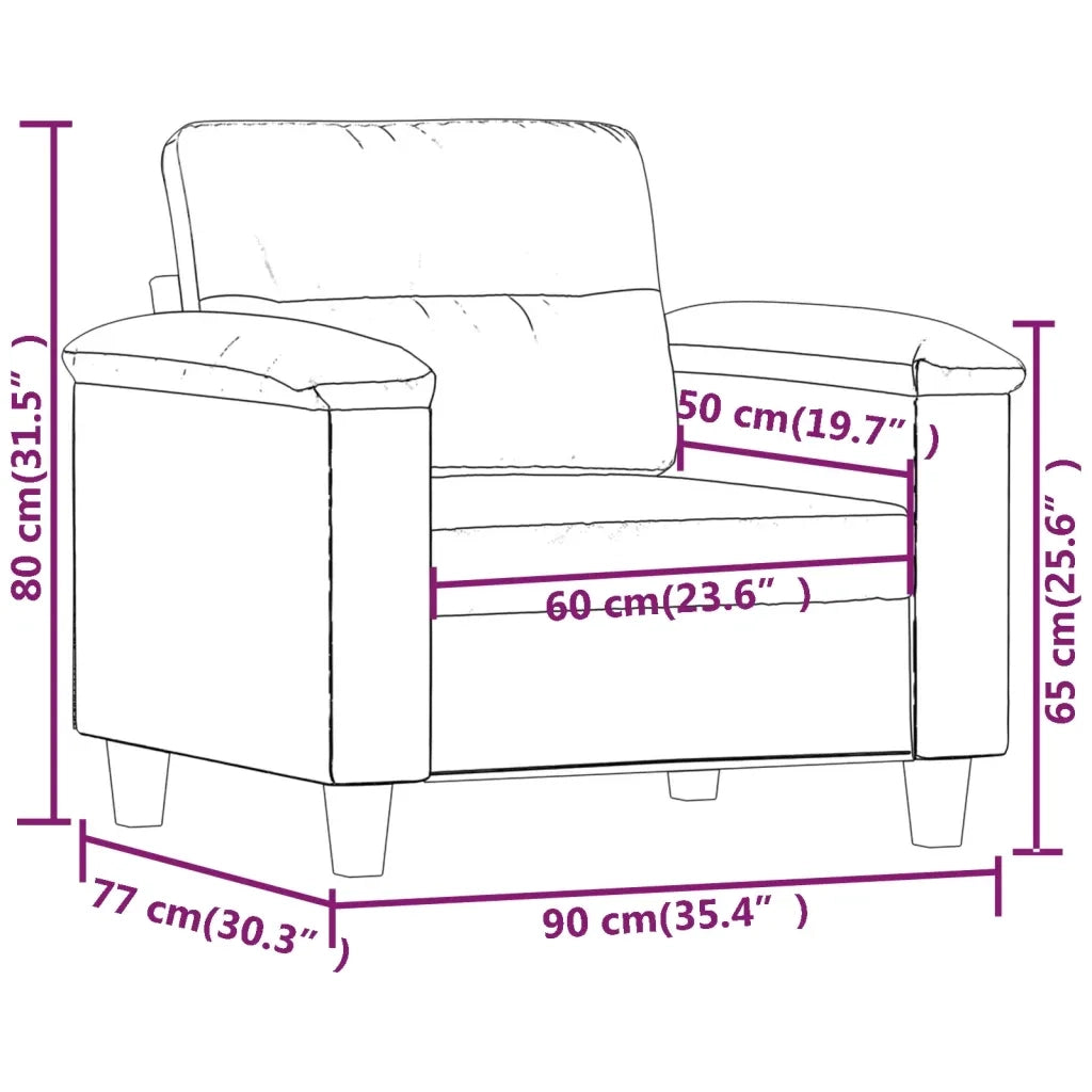 Poltrona | Sedia Relax Grigia 60 cm in Similpelle