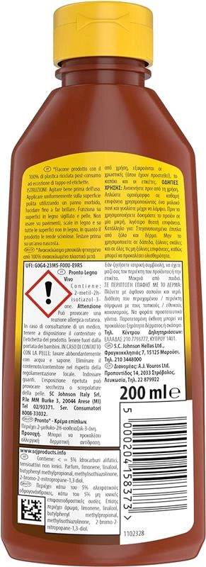 PRONTO OLIO RESTAURATORE 200 ML RIVITALIZZA E PROTEGGE