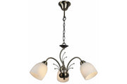 Lampadario classico patinato Alice 3 luci E27 Reality