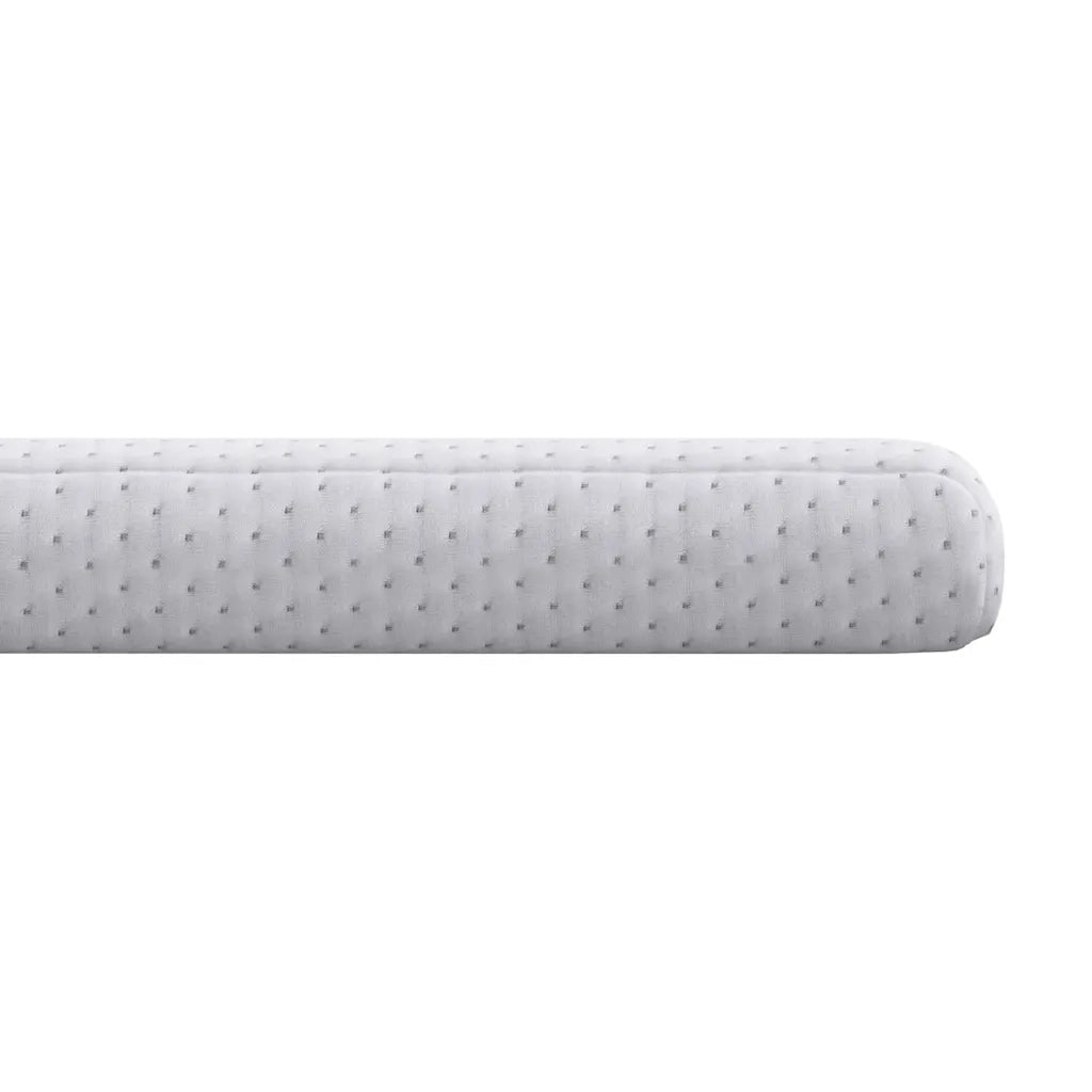 Topper per materasso Bianco 100 x 200 cm Tessuto Jacquard 4106202