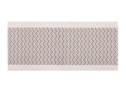 Tappeto Passatoia Tessuto Jacquard Linea Emozioni Dis. Zig Zag Twist Blu - 57x140 - Blu
