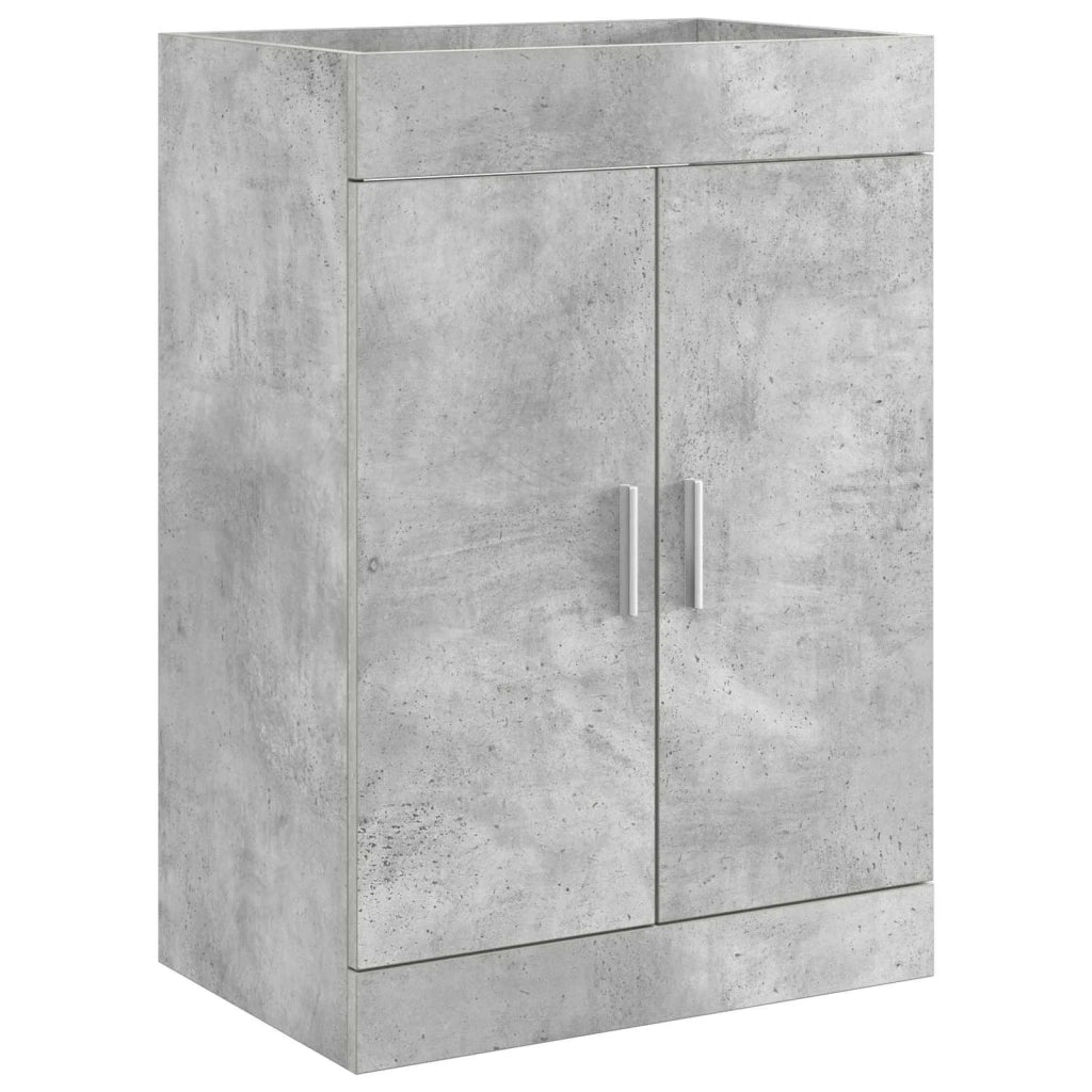 Set di mobili per il bagno Grigio Cemento 81 x 40 x 84,5 cm 3404361