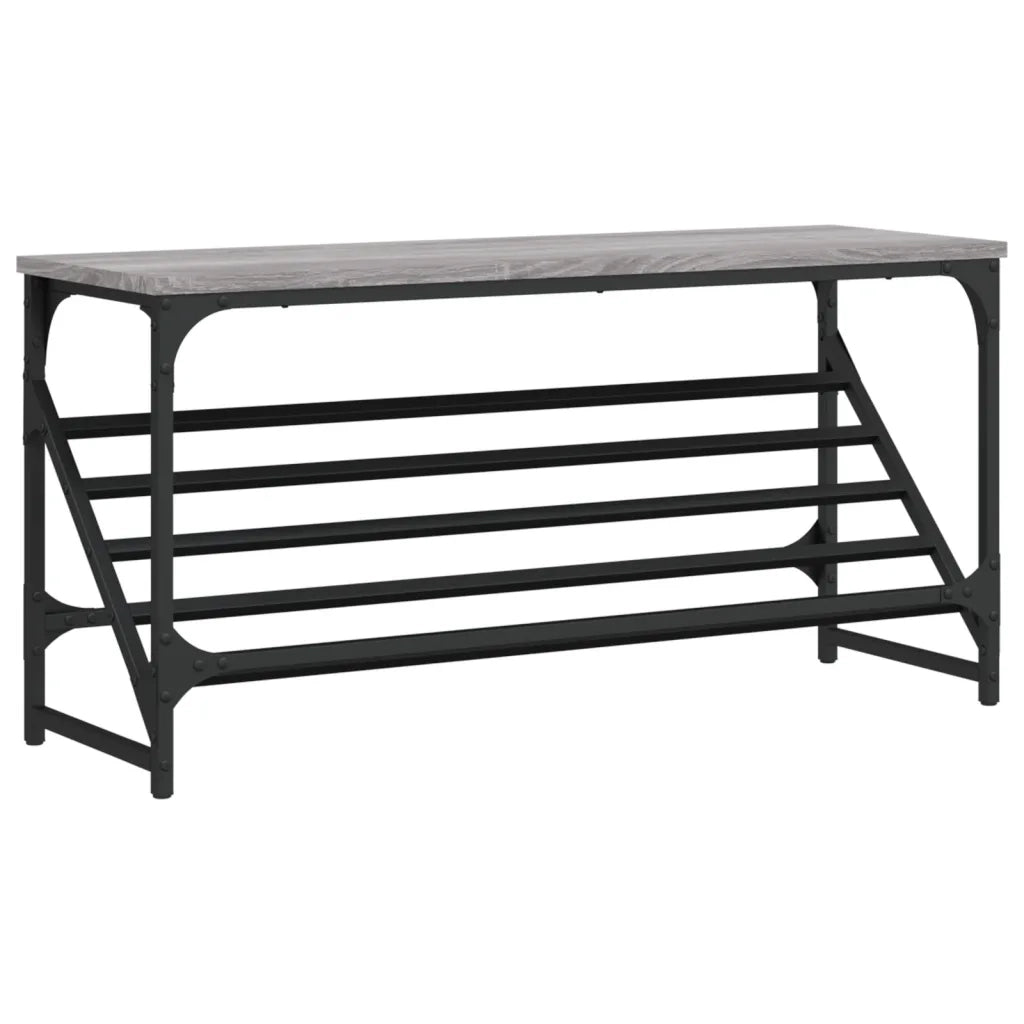 Scarpiera | Mobile per scarpe Grigio Sonoma 90x30x45 cm in Legno Multistrato