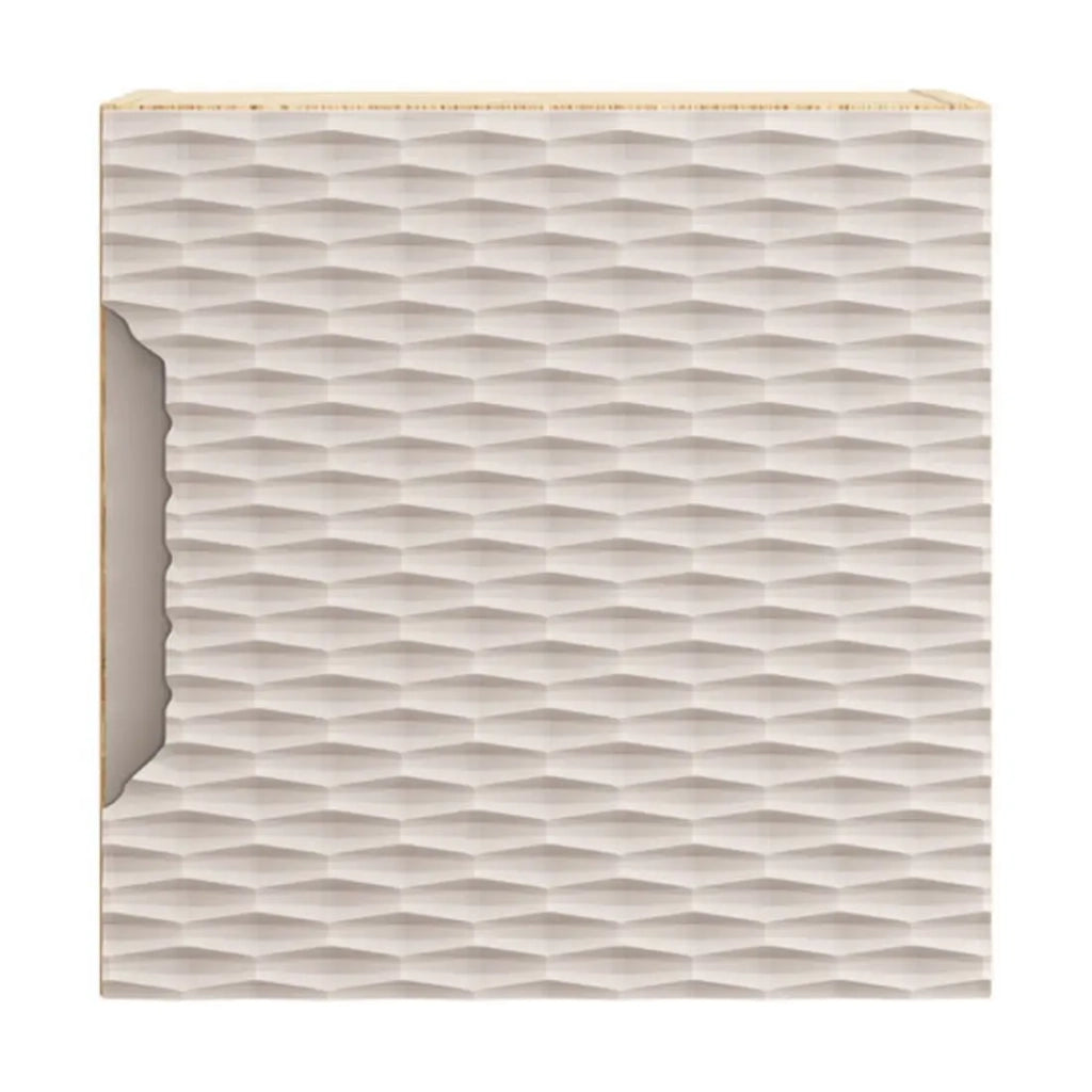 Mobile contenitore YOKA – Beige e rovere chiaro 35 cm compatto
