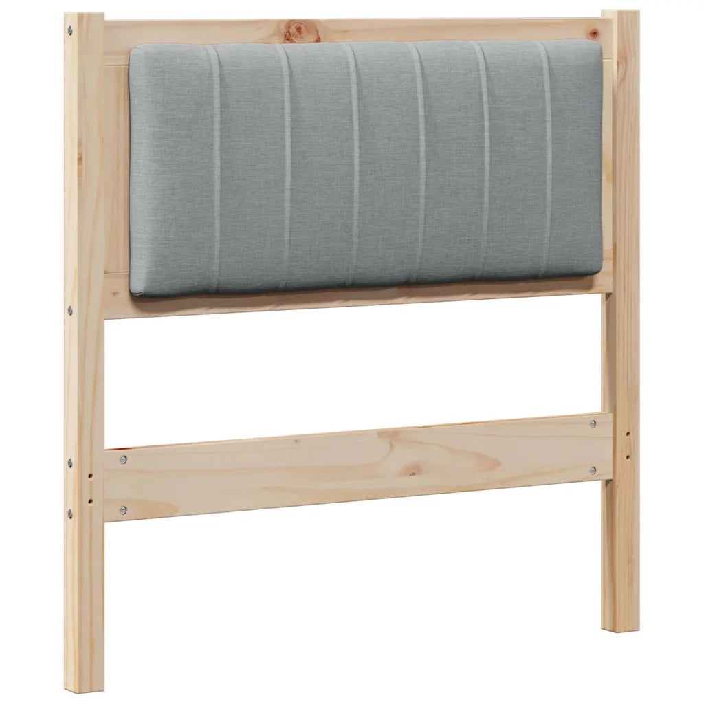 Testiera | Testata imbottita con Testiera | Testata Marrone 75 cm Pino massello