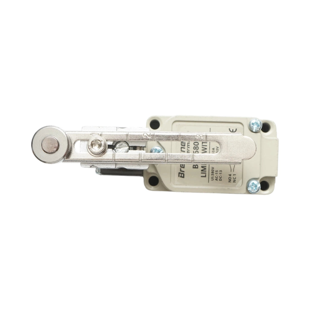 Interruttore di fine corsa con leva regolabile e rullo – 380V / 1NO + 1NC / IP66 Breckner Germany