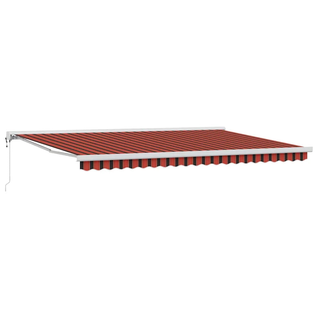 Tenda da Sole Arancione e Marrone 500 x 300 x 165 cm 3331232