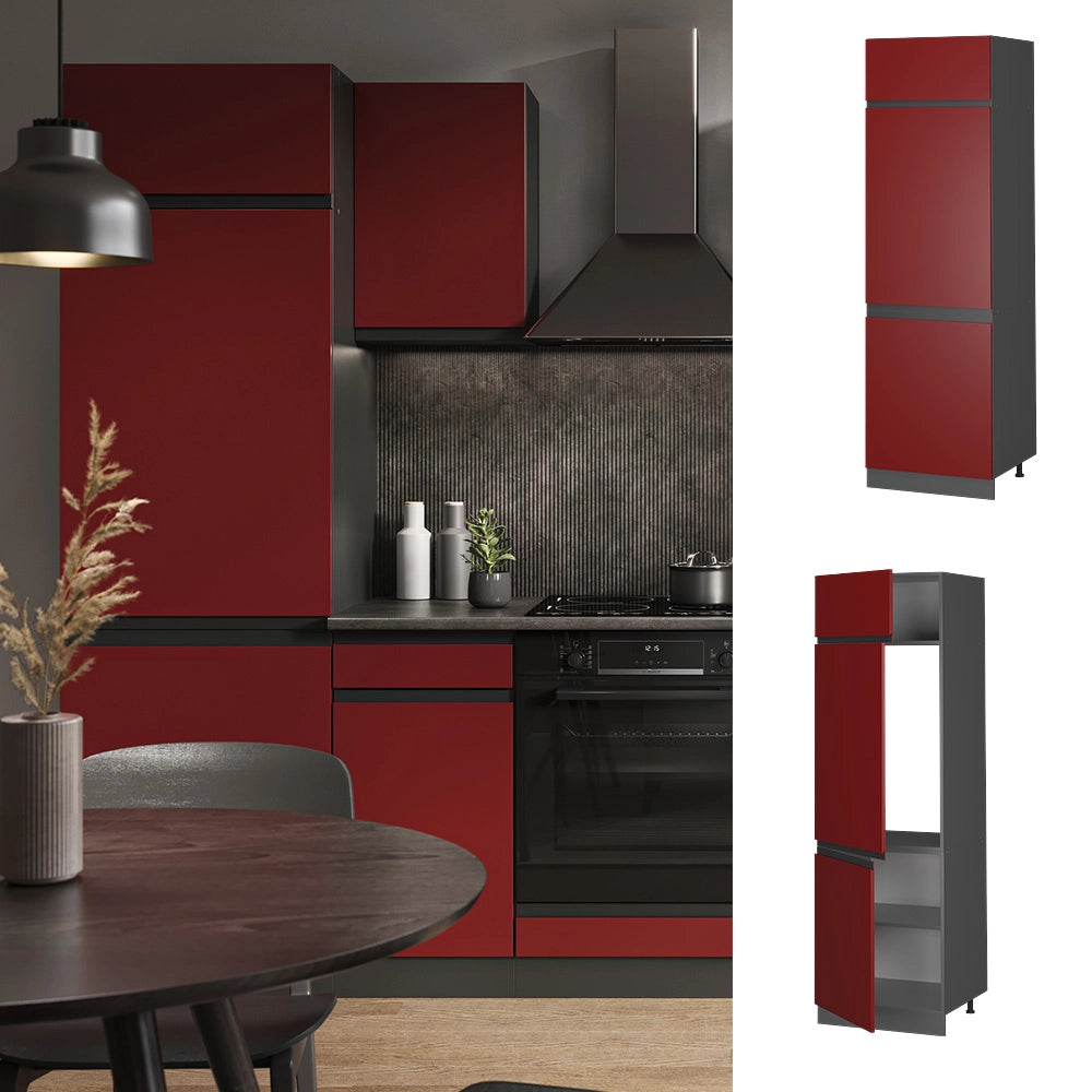 Vicco Mobile alto Rosso 60 cm Forma a J