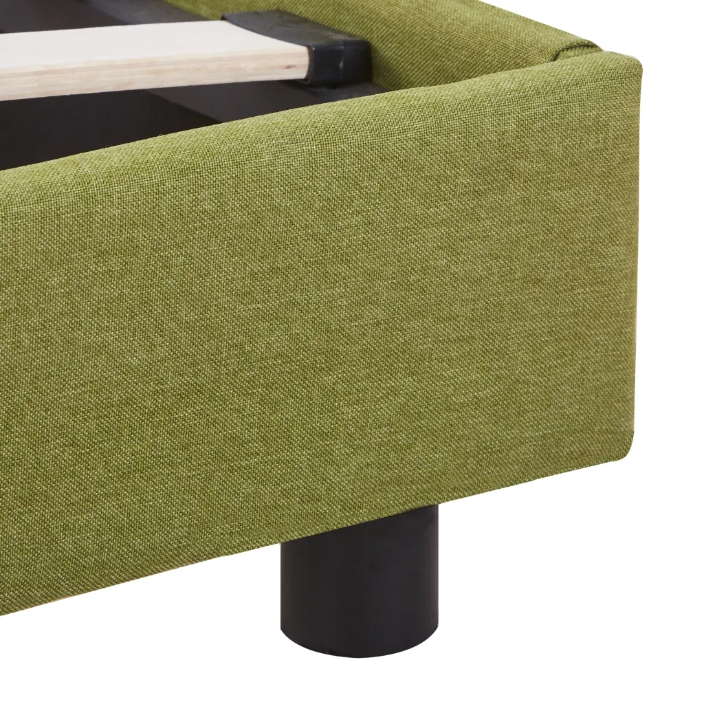 Giroletto senza Materasso Verde 140x200 cm in Tessuto 280998