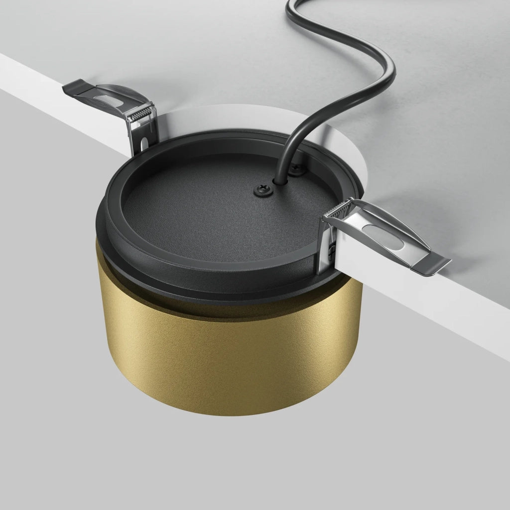 Maytoni Faretto Onda 1 luce LED integrato nero alluminio