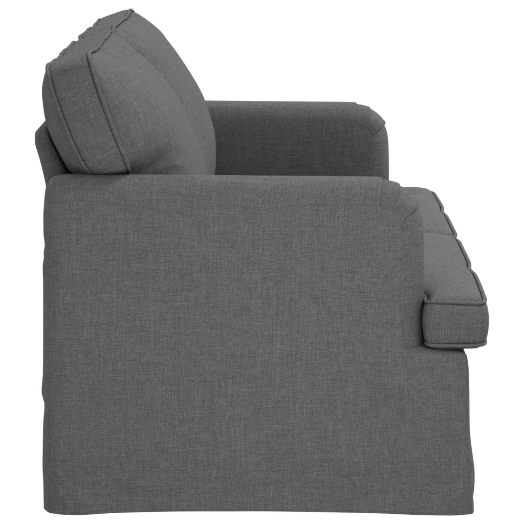 Divano Grigio scuro 142 x 80 x 85 cm Tessuto