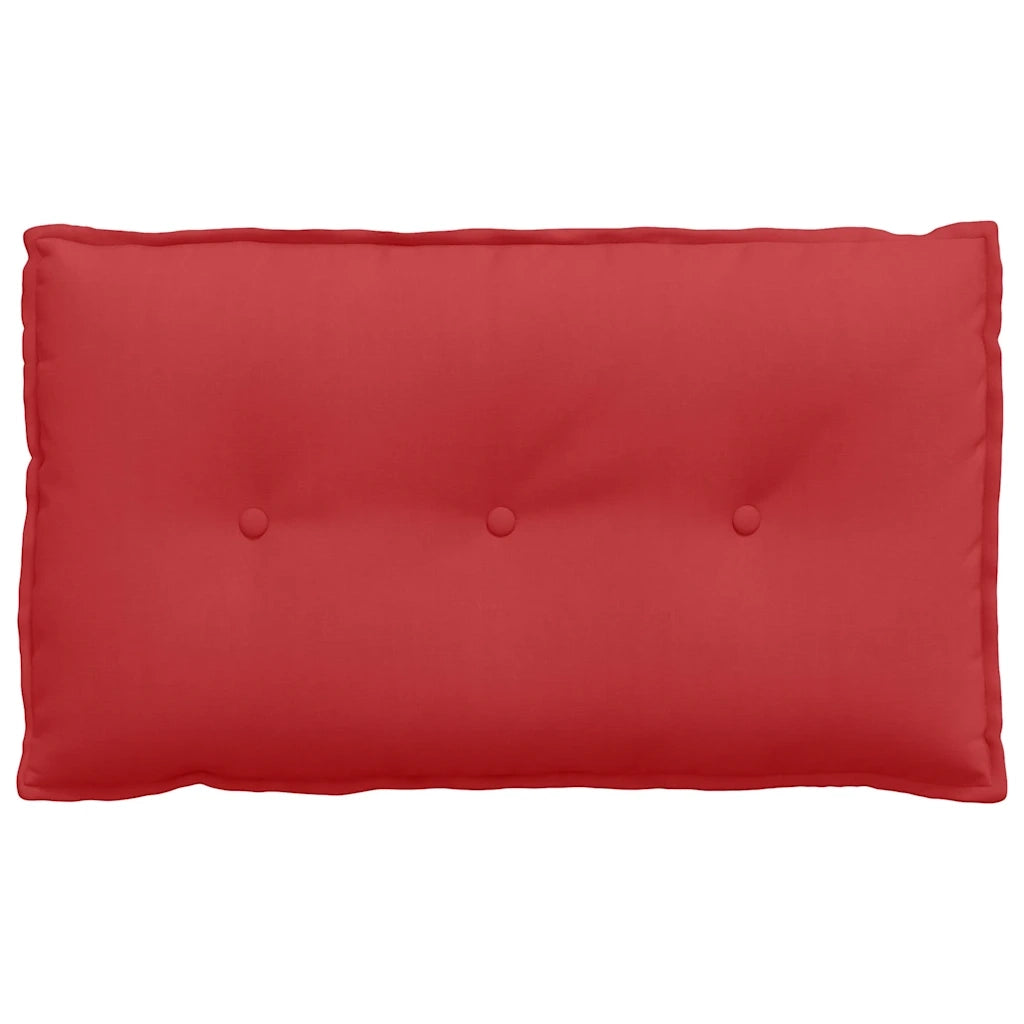 Cuscino per Schiena Rosso 80 x 19 x 50 cm Tessuto 42014713
