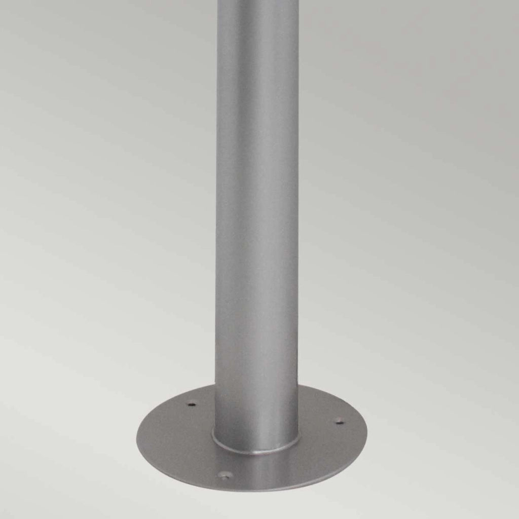 Paletto luce da giardino inox argento E27 60W Elstead
