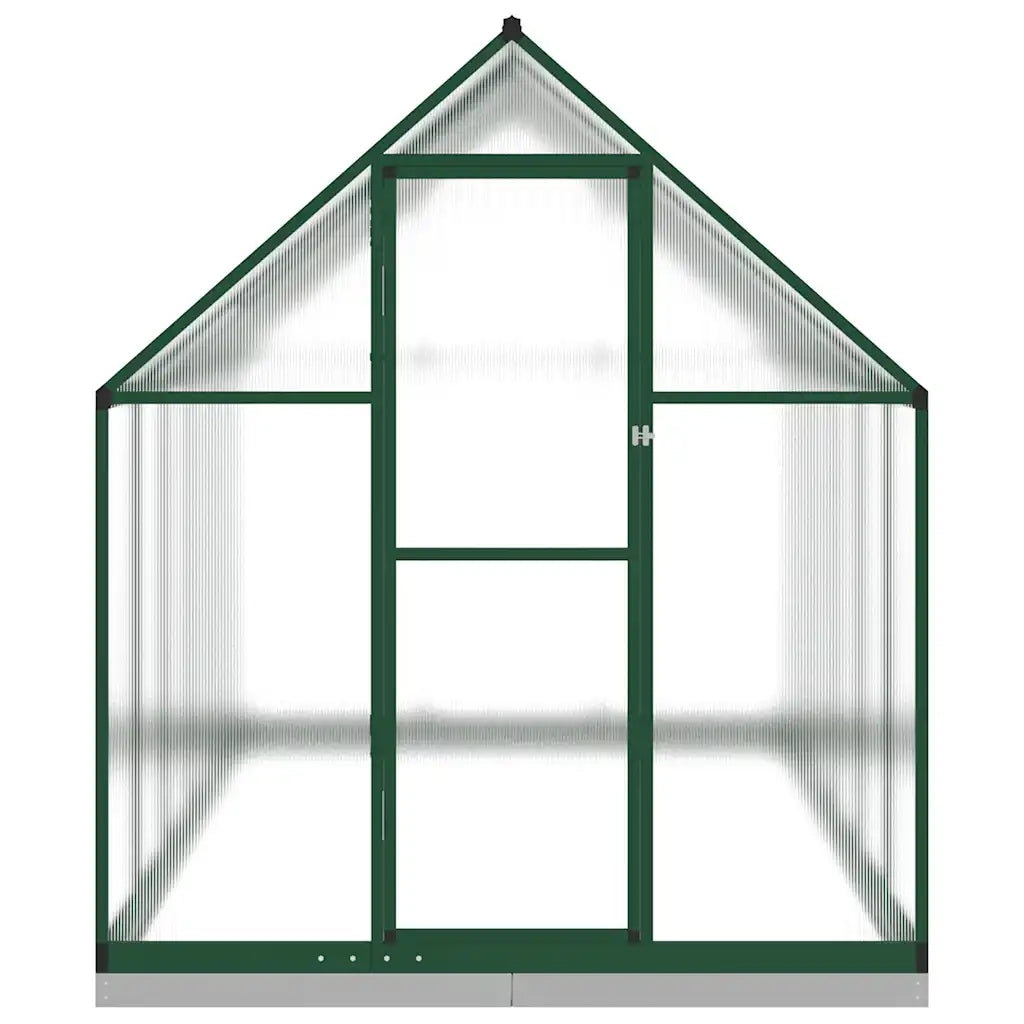Telaio Serra con Base Verde 334x169x202 cm in Alluminio