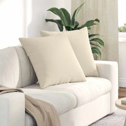 Cuscini da Divano 2 pcs Beige 60 x 60 cm Tessuto 42014031