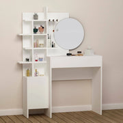 Pago, Consolle Specchio Incluso, 35x71.5x83h cm Bianco