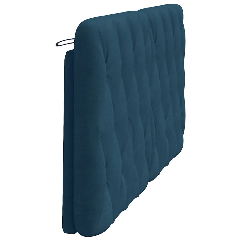 Cuscino Testiera Blu 160 cm in Velluto 374737