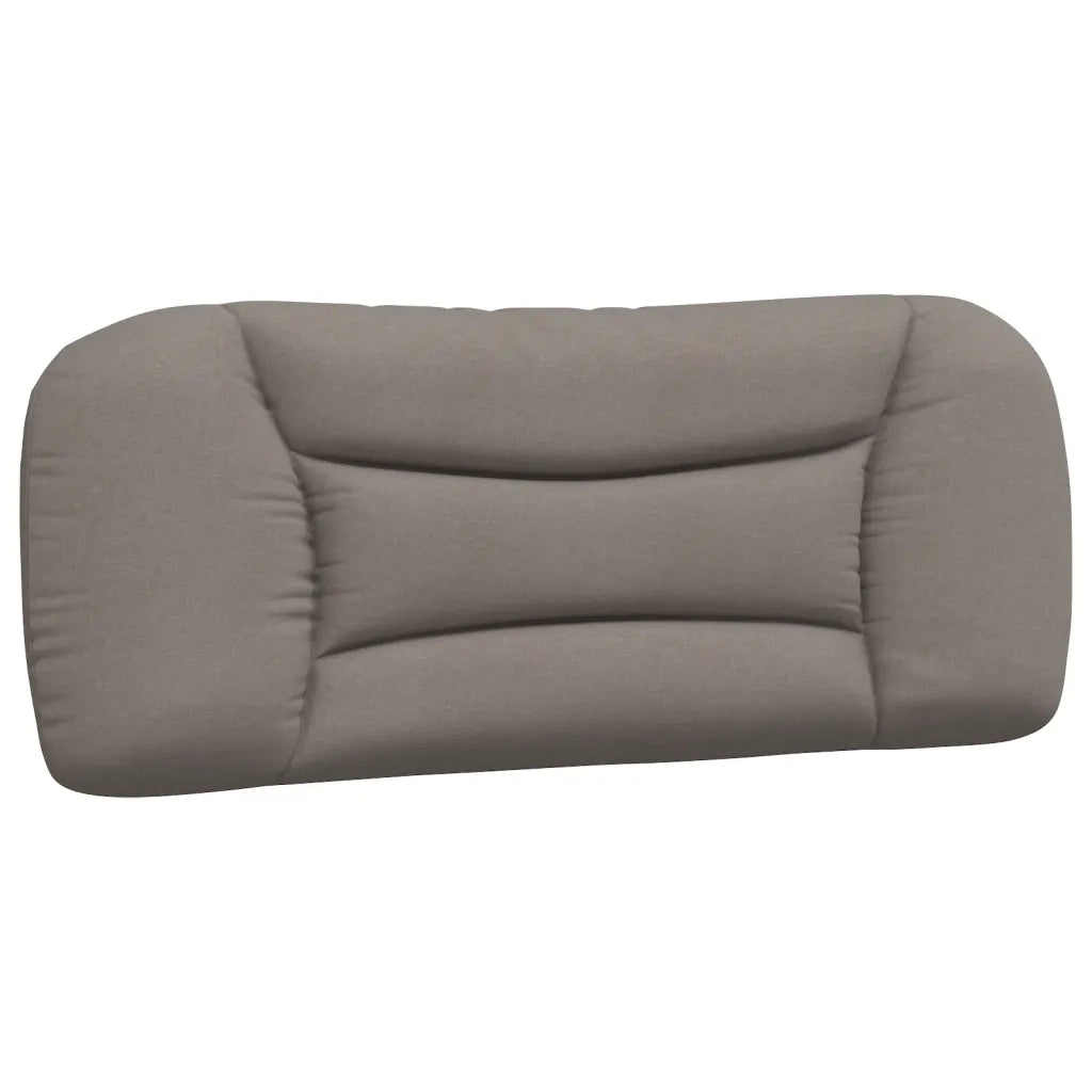 Letto con Materasso Hvar Tortora 100x200 cm in Tessuto