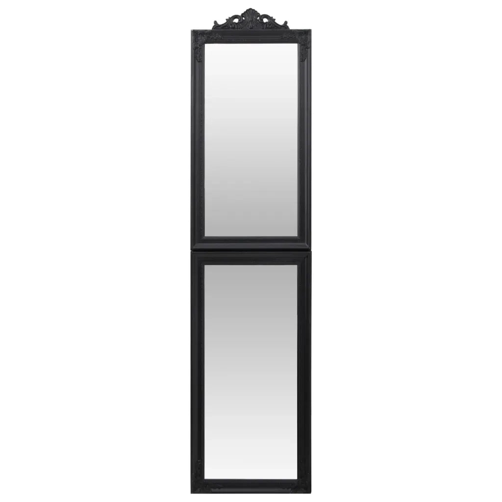 Specchio Autoportante Nero 45x180 cm 351527