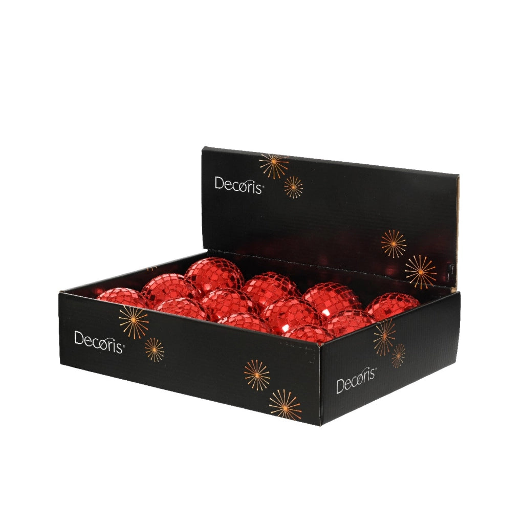 Pallina in foam tessuto rosso d8cm