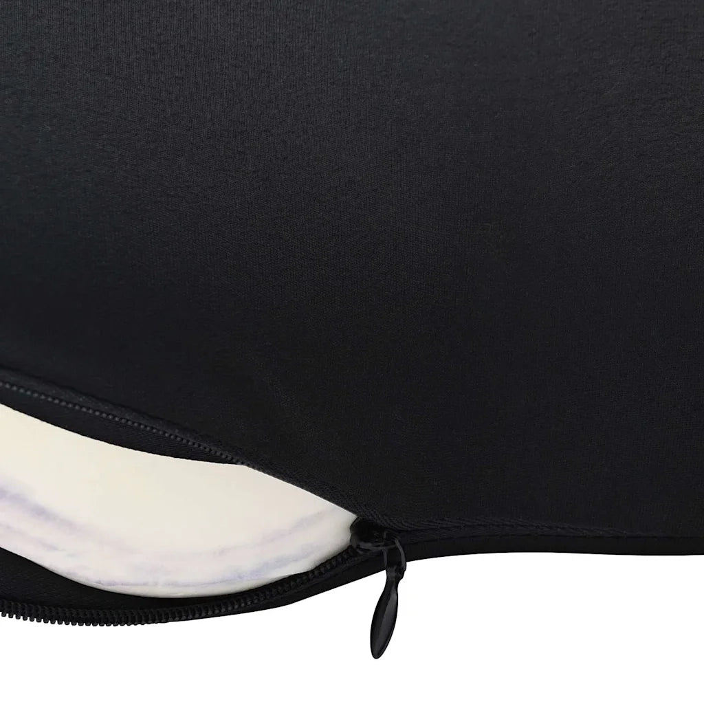 Cuscino lombare Nero Schiuma Memory 40 x 32 x 13 cm 42012710