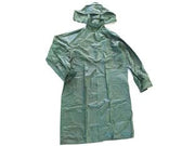 IMPERMEABILE CAPPOTTO IN NYLON/PVC VERDE  tg. L    EXCEL
