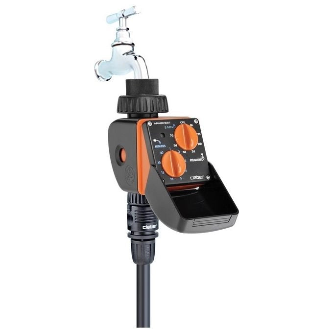 Claber 8423 Aquauno Select Programmatore Automatico Irrigazione 1 via 63 programmi Batteria 9V Attacco 3-4''