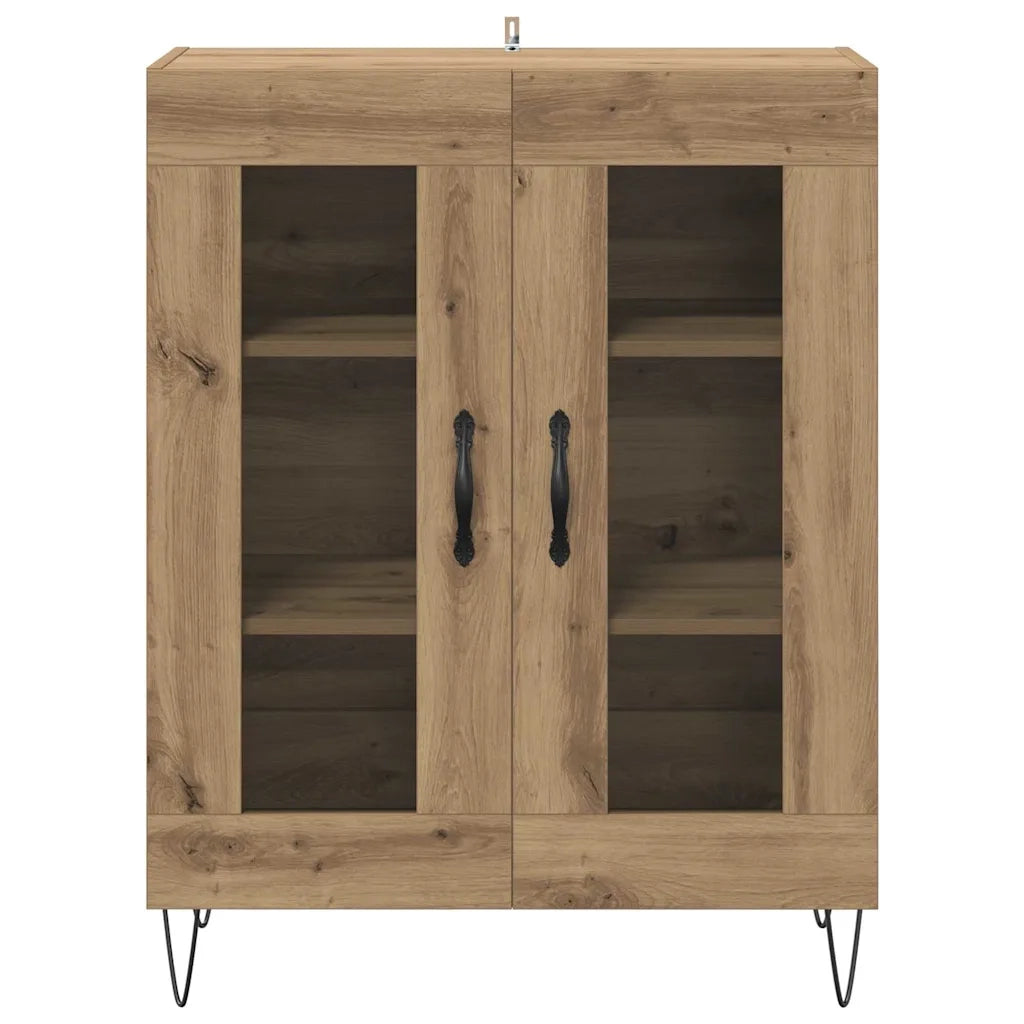 Credenza-Buffet-Armadio da cucina Rovere artigianale 69,5 x 34 x 90 cm Legno multistrato 225772