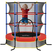 Trampolino per Bambini con Rete Sicurezza ¨C Minimal ¨C Blu 3-10 Anni