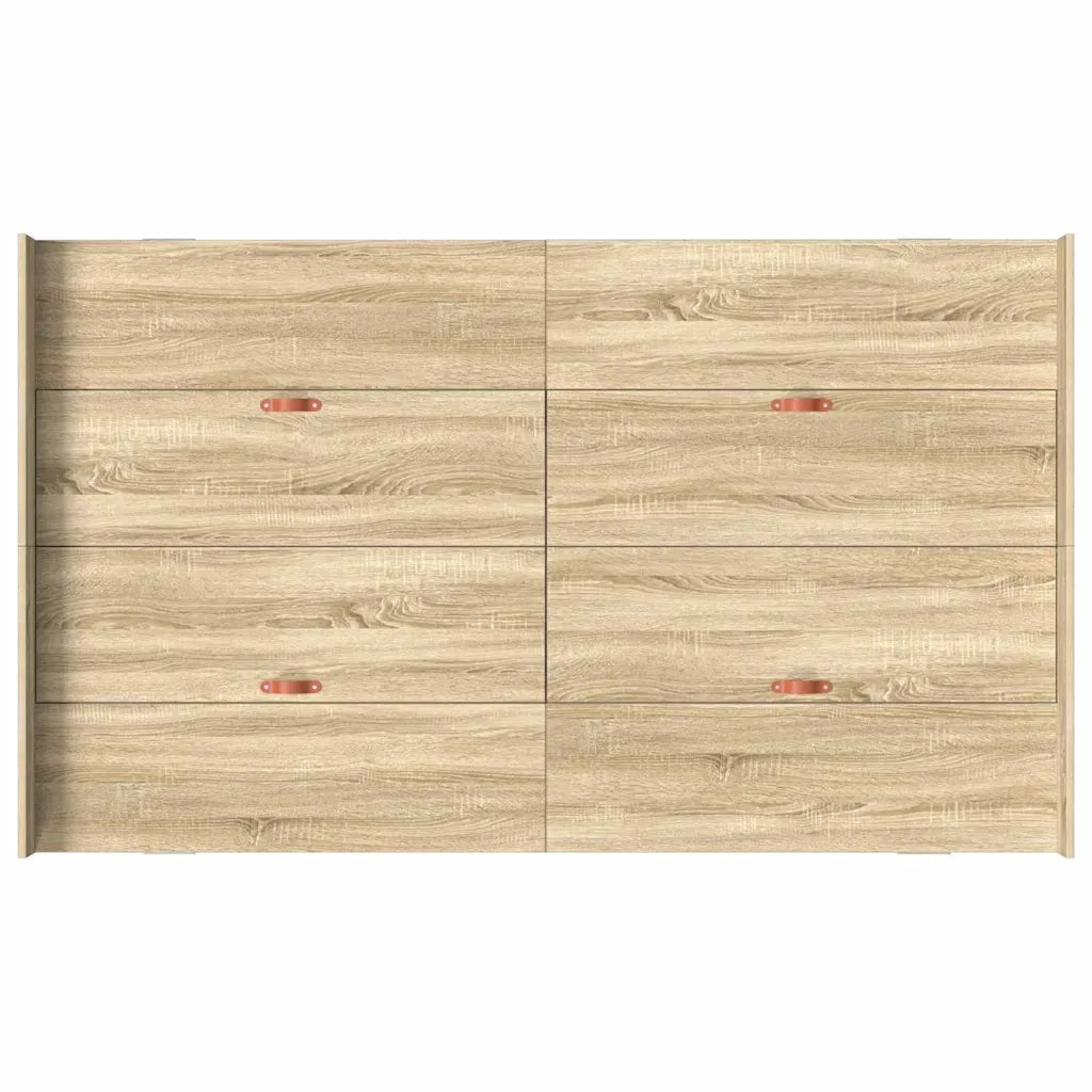 Struttura letto con contenitore Rovere Sonoma 120 x 200 cm 3335303