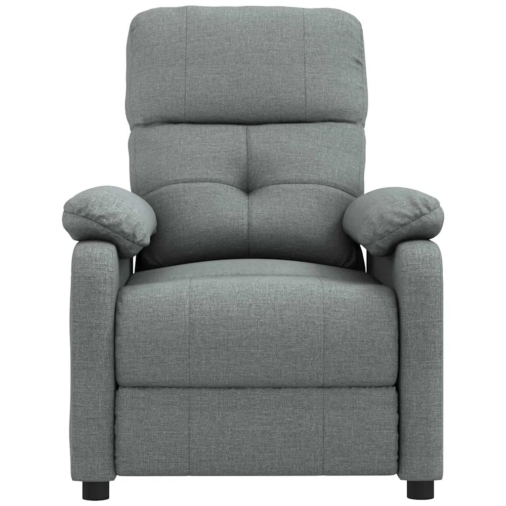 Poltrona Reclinabile in Tessuto Grigio Scuro 289663