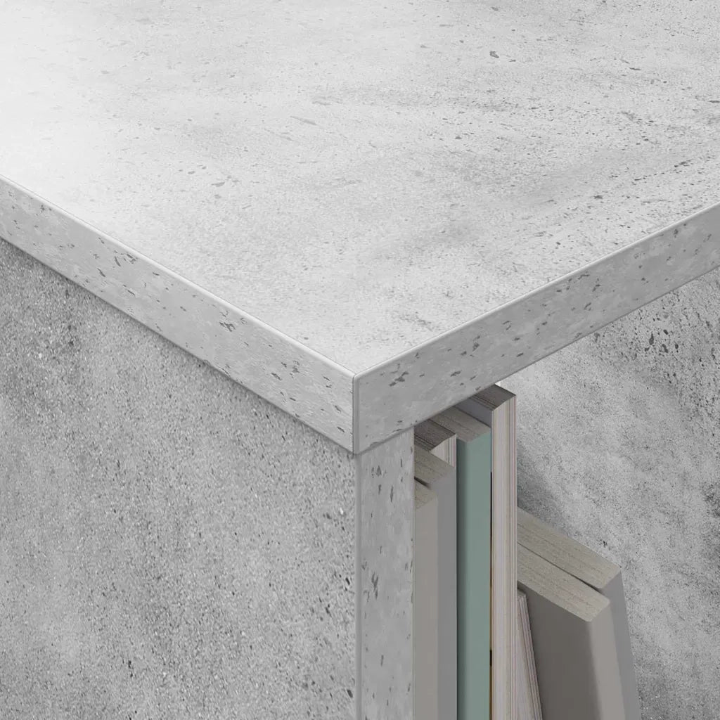 Scaffale per riviste 2 pcs Grigio cemento 35 x 30 x 45 cm 890975