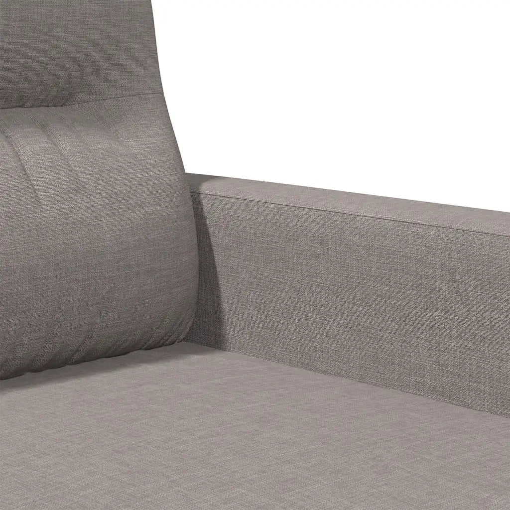 Divano a 2 Posti-Sofa 2 Posti Tortora 120 cm in Tessuto 848456