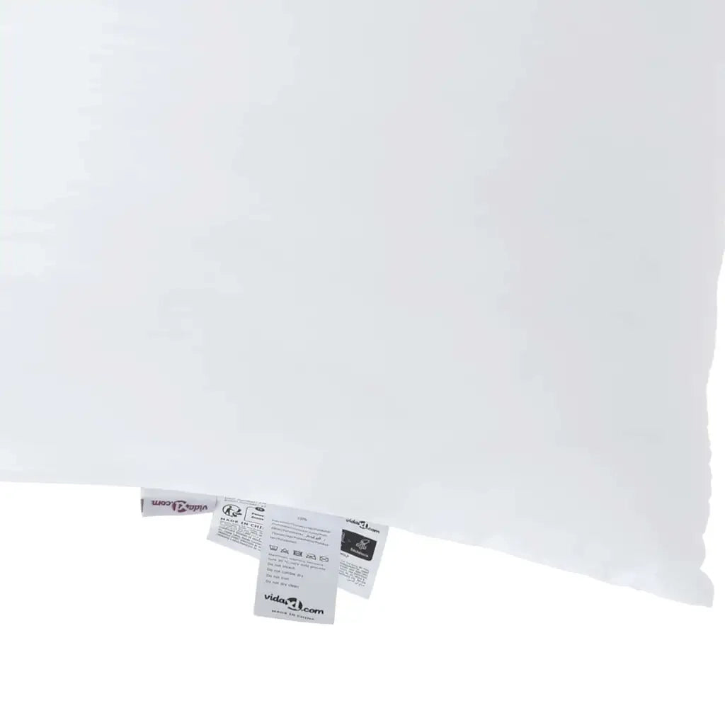 Cuscino con cuscino Bianco 60 x 40 x 20 cm Poliestere 42007813