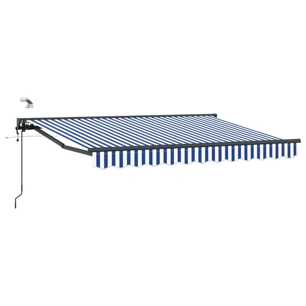Tettuccio Elettrico Retrattile Blu, Bianco, Antracite 3,5 x 2 m 3421503