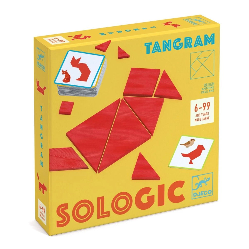 Tangram con 120 sfide,Djeco, Eta 6-99 anni