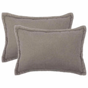 Federa 2 pcs HOUTEN Grigio Chiaro 30 x 50 cm Bouclé 916155